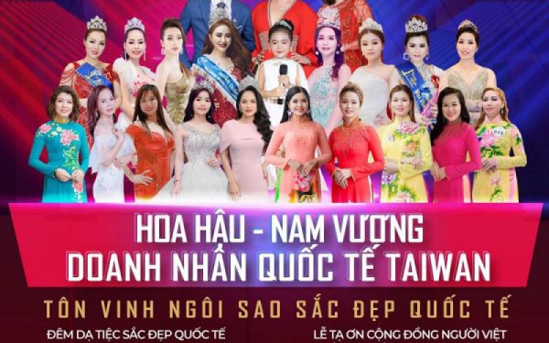 Hoa hậu - Nam vương DNQT Taiwan 2019